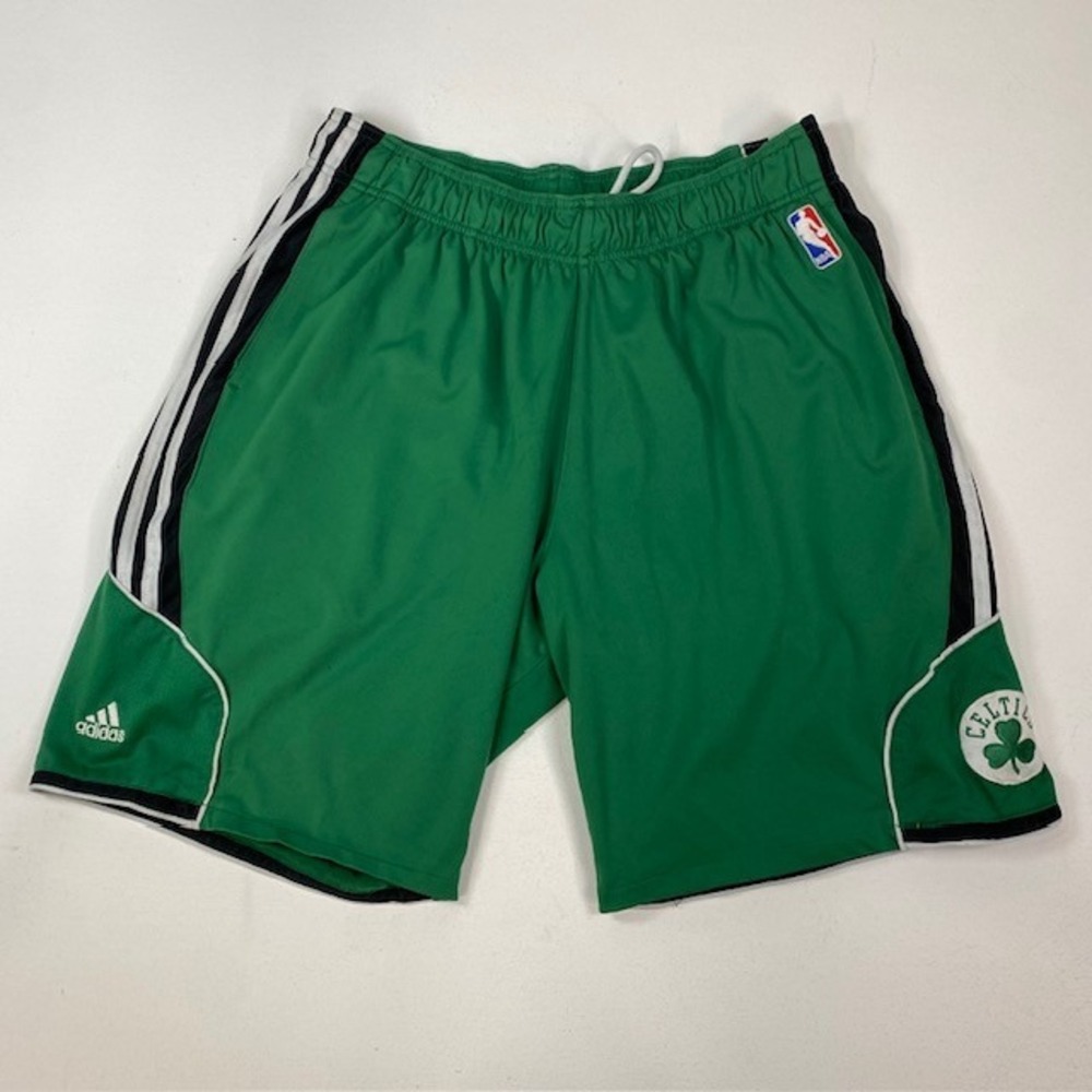 Adidas NBA‎ Boston Celtics Basketball Shorts Athletic Green Mens Large